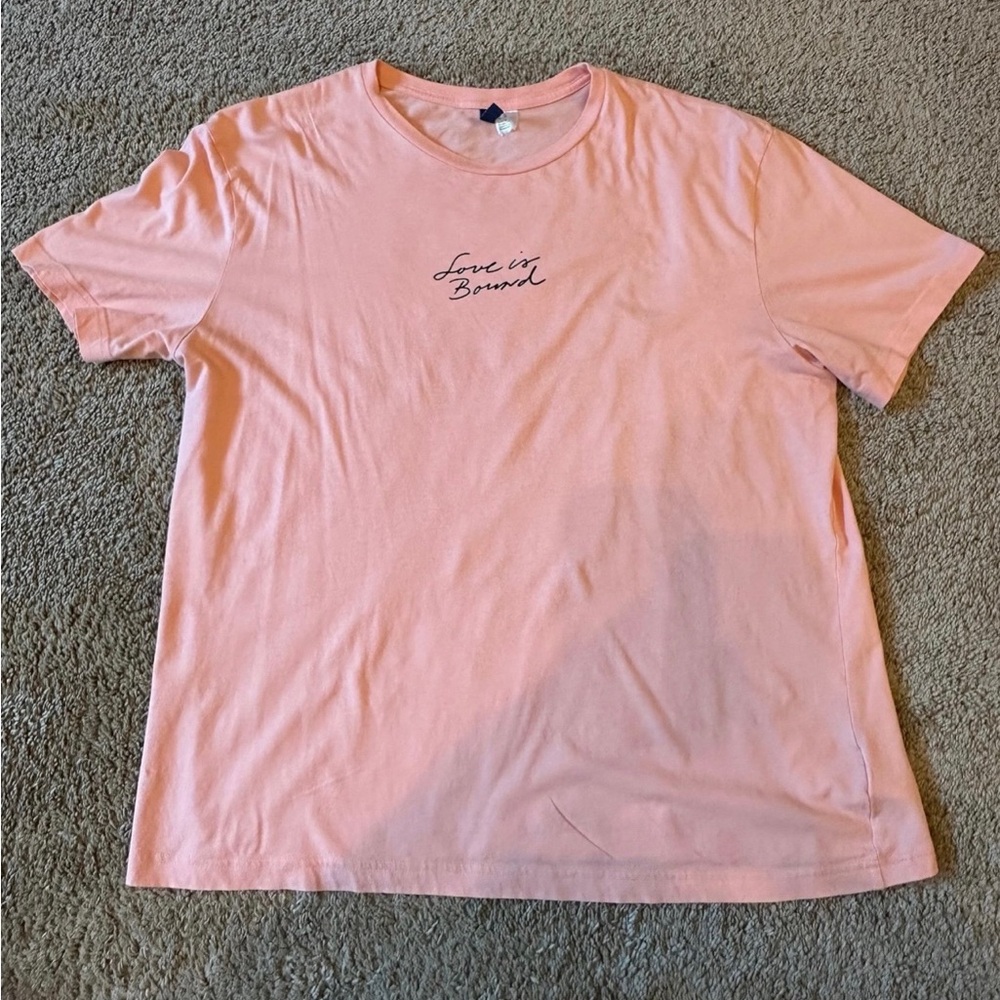 Divided Light Pink Short Sleeve Tee J-6